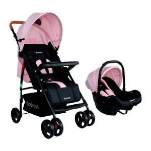COCHE TRAVEL SYSTEM SUMMER JC2019 BEBESIT ROSADO-
