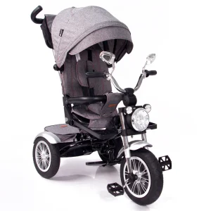 Triciclo Paseador Chopper 338 Ebaby Gris