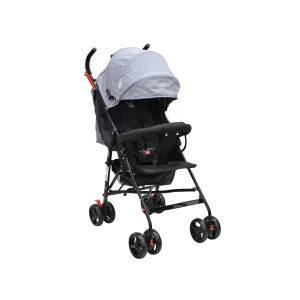 BB Joy Carriola Shay Ligera Plegable Gris Con Barra Y Toldo