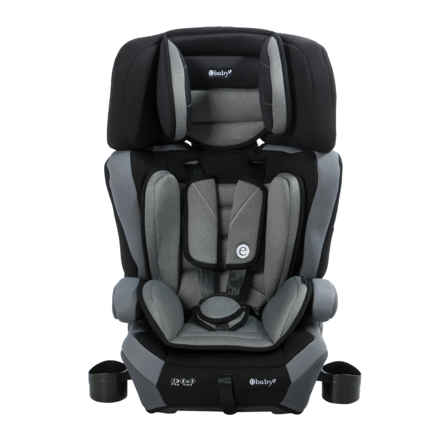SILLA AUTO TATU EB572 GRIS CLARO EBABY - Imagen 2