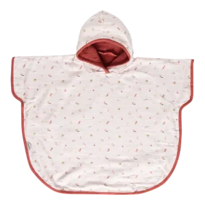 Poncho de baño LUMA en rosa claro