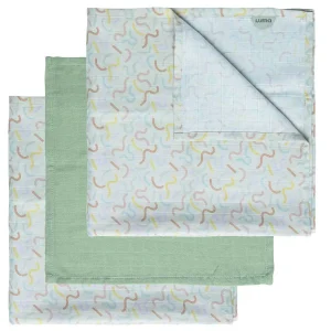 Muselinas LUMA – Pack3 – 70×70 – Lineas