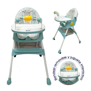 SILLA COMEDOR LULU EB631-1 AZUL EBABY -