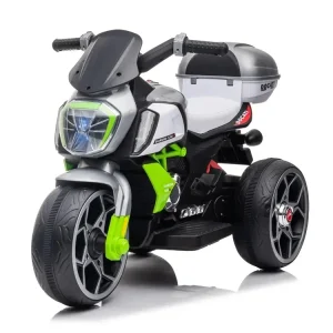 MOTO ELECTRICA INFANTIL !VELOCIDAD Y DIVERSIÓN A TODA MARCHA! J-MB6189 MUNBE GRIS