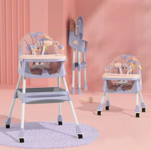 SILLA PARA COMER BEBE E500 LILA MUNBE