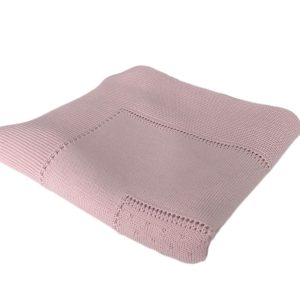 Manta Punto Rosa Empolvado