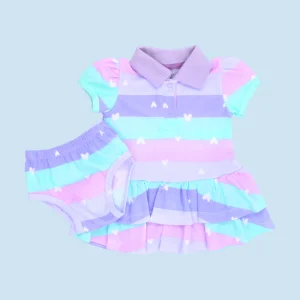 VESTIDO POLO CORAZON 3023 CRECIENDO BABY